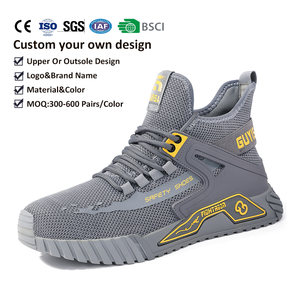 Scarpe Antinfortunistiche da Uomo con Suola in Gomma Resistente ad Acidi e Alcali, Punta Rinforzata, Resistenti all'Usura, per Uso in Impianti Chimici - Product Image 1