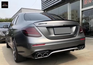 Pièces de voiture de <span class=keywords><strong>prix</strong></span> usine pour Mercedes-Benz <span class=keywords><strong>classe</strong></span> E W213 mise à niveau vers le diffuseur arrière e53 AMG avec embouts d'échappement - Product Image 3