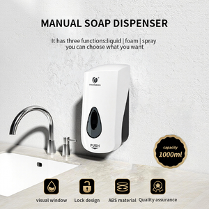 Cdwk phụ kiện phòng tắm Wall Mount Báo Chí <span class=keywords><strong>Hand</strong></span> sanitizer <span class=keywords><strong>Dispenser</strong></span> 1L nhãn hiệu lỏng xà phòng <span class=keywords><strong>Dispenser</strong></span> cho nhà vệ sinh - Product Image 2