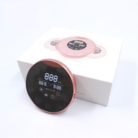 Kit de machine à tatouer portable avec alimentation électrique pour tatouage permanent, miroir rond, kit de machine à tatouer Biomaser P90