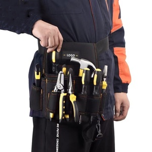 クラフツマン収納ヘビーデューティ電気技師ウエストキットカスタム高品質マルチポケットオーガナイザー革ツールバックパック