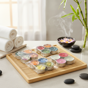 <b>Candle</b> flower <b>Floating</b> <b>candle</b> flower Romantic flower Birthday <b>Wedding</b> Gift Natural made from Thailand - Product Image 2