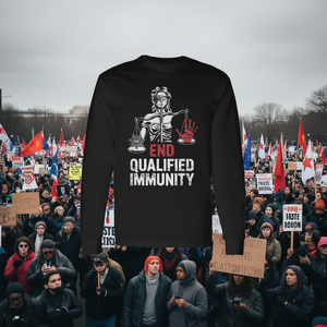 Camiseta de manga larga End Qualified Immunity Justice Reform Activist - Product Image 3