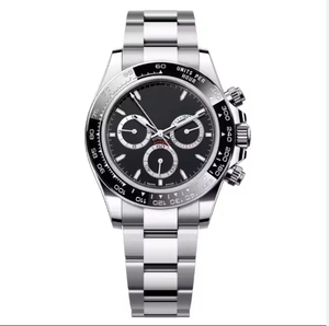 En Yüksek Kalite 4131 Mekanizma Clean Factory <span class=keywords><strong>2025</strong></span> Yeni 40mm Su Geçirmez Çok Fonksiyonlu Kronograf 904L Otomatik Saat - Product Image 3