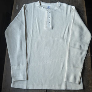 <span class=keywords><strong>Magliette</strong></span> Henley a Maniche Lunghe in Cotone 100% Premium Personalizzate per <span class=keywords><strong>Uomo</strong></span>, Camicie <span class=keywords><strong>Termiche</strong></span> Casual Autunnali con Bottoni Ricamati e Lavabili - Product Image 3