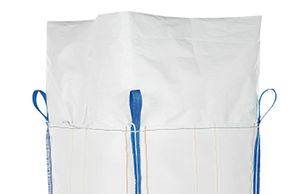 Sac vrac FIBC en PP de qualité alimentaire haute visibilité, respirant, à fond plat, avec coins renforcés, poignées de levage, bec de remplissage supérieur, sûr pour les pierres - Product Image 4