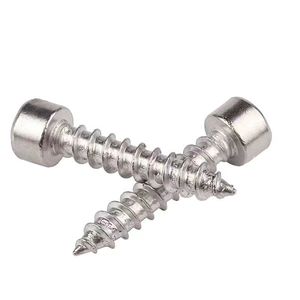 Stainless Steel Cup Head Internal Hex Socket Self Tapping Screws Metric Grade A Cylindrical Head Pan Standard Thread Plain - Product Image 3