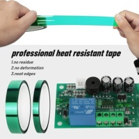 Pita PET Hijau 0.05mm Pita Masker Solder PCB 6mm-50mm Tahan Suhu Tinggi untuk Elektronik