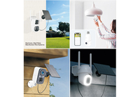 Usine OEM fournisseur 4g sim solaire camara de seguridad PIR caméra basse puissance 4g extrieure solaire
