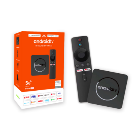 Android TV Box Android 13.0 ATV Dual Band WIFI 5GWiFi Streaming Voice Remote Smart TV Box