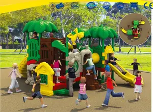 Toboganes personalizados con logotipo parque de atracciones de alta calidad equipo al aire libre tobogán niños parque infantil al aire libre para casa