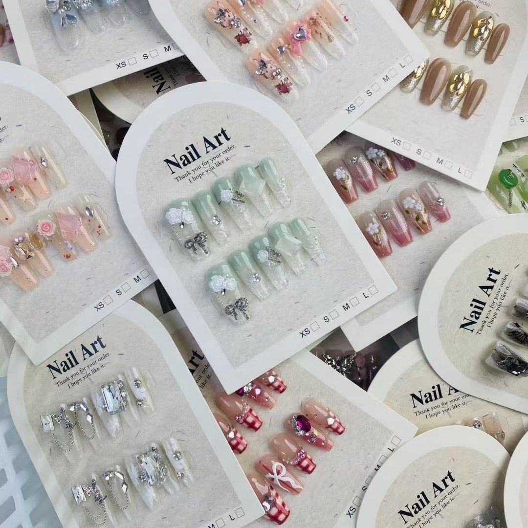 handmade nails 10 pcs