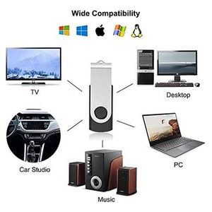 Customized Printing Logo Promotional Business Gift Sets <strong>a</strong> Class Swivel <strong>USB</strong> Flash Drives <strong>USB</strong> <strong>2.0</strong> and 3.0 128MB-128GB - Product Image 5