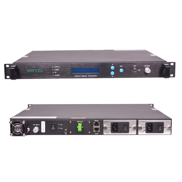 High Quality  CATV 1550nm Optical Transmitter 10 dbm Internal Optical Fiber Transmitter