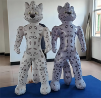 Costume gonflable Léopard des neiges pour adulte, idéal pour les événements festifs - Meilleures ventes