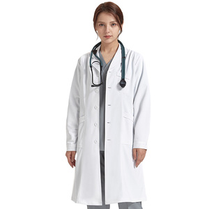 Blouses de laboratoire unisexes à la mode en coton durable, parfaites pour les étudiants, les techniciens et les travailleurs de la santé. - Product Image 5