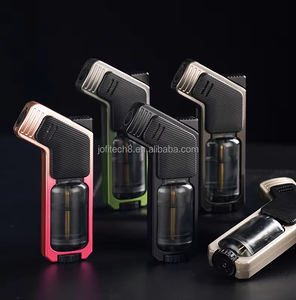 Briquet torche à flamme jet JOFI, rechargeable au gaz butane, pour cigares, en métal – Vente en gros fabricant - Product Image 3