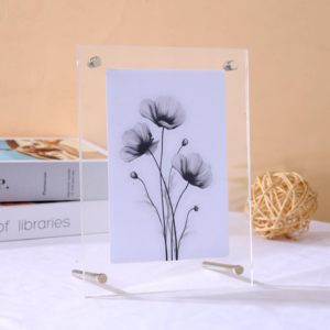 Handmade 6/7/<span class=keywords><strong>8</strong></span>/<span class=keywords><strong>10</strong></span> inch A4 hiển thị rõ ràng Acrylic chủ thẻ với đứng nhà máy tùy chỉnh khung ảnh - Product Image 4