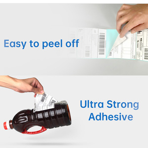 Trực tiếp nhiệt 4x6 vận chuyển Nhãn Mã Vạch dính giấy Tương thích với <span class=keywords><strong>Zebra</strong></span> Sticker máy in nhãn CuộN - Product Image 4