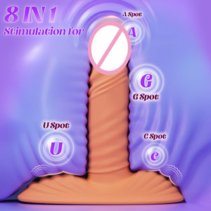 Masseur de prostate, vibrateur <span class=keywords><strong>anal</strong></span> télécommandé, machine sexuelle silencieuse, godemiché vibrant à poussée pour point G, pour femme et couple - Product Image 2