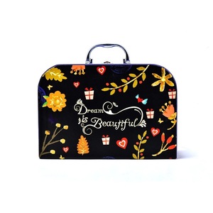 Factory Custom Logo Luxury Christmas Design Rigid <strong>Cardboard</strong> Baby Toys Clothes Packaging Gift <strong>Suitcase</strong> Box With Handle - Product Image 4