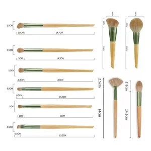 Juego de brochas de maquillaje profesional suave de 10 piezas - Product Image 3