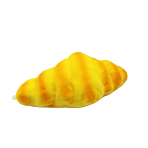 Mainan pereda stres bentuk roti lucu, promosi grosir roti lucu lembut busa Pu roti licin kualitas tinggi mainan makanan naik lambat - Product Image 2