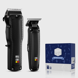 <span class=keywords><strong>Tondeuse</strong></span> à <span class=keywords><strong>barbe</strong></span> professionnelle de <span class=keywords><strong>bonne</strong></span> qualité avec batterie rechargeable longue durée, ensemble de 2 tondeuses à cheveux sans fil - Product Image 1