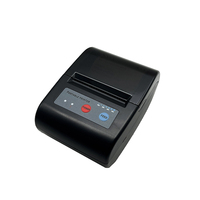 Printer Mini Bluetooth portabel 58mm, Printer Portabel Mini Bluetooth dengan nirkabel tipe-c opsional dengan wadah kulit