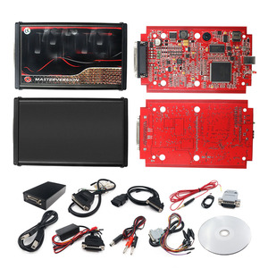 Kess V2 OBD2 ECU Programming <b>Tool</b> Red Board <b>Diagnostic</b> Scanner With Cables And Cd For Car Fault Detection - Product Image 1