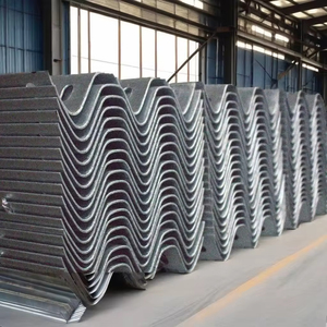 High-speed Anti-Collision Heavy-Duty W-Beam Guardrail Corrosion-Resistant Steel Traffic Barrier Diamond Grade Non-reflective - Product Image 2