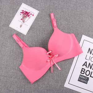 Soutien-gorge une pièce uni pour filles, confortable, sans trace, sans fil, push-up, sexy, soutien-gorge halter - Product Image 3