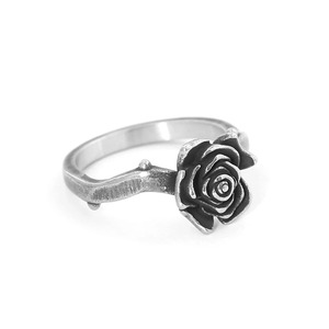 yunnique Gothic Black Rose <b>Ring</b> Stainless Steel Unisex Jewelry Gift Fashion <b>Rings</b> - Product Image 5