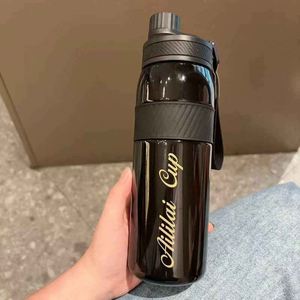 Coffee Insulated Water <b>Bottle</b> Stainless Steel Vacuum Flask With Rope Travel Tumbler 12-24 Hours Thermal Keep <b>Warm</b> Cold - Product Image 5