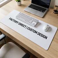 Tapis de souris Ideskmat à tissage dense 100x40cm pour sublimation, idéal pour les postes de travail PC, les programmes et les laboratoires