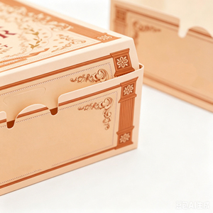 Exquisita caja de regalo con forro suave, material de papel premium para empaques de regalos de alta calidad. - Product Image 4