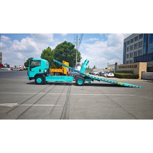 <span class=keywords><strong>Prix</strong></span> d'usine HOWO 440HP Camion de dépannage à plateau plat diesel télécommandé : Véhicule de remorquage et de sauvetage abordable - Product Image 6
