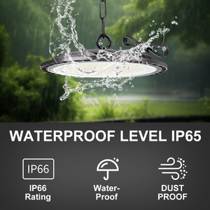 Stock UE DOB 100-277V Projecteur UFO à haut rendement 100W 200W 300W pour Usine, <span class=keywords><strong>Atelier</strong></span>, Entrepôt, Centre Commercial - Product Image 4