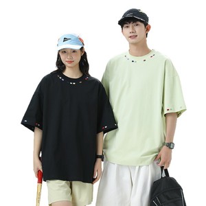 T-shirt en toile polyester/coton pour homme, coupe classique, décontracté, design uni, séchage rapide, respirant, anti-UV, manches courtes - Product Image 5