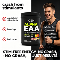 Polvo de EAA Alfa Sin Cafeína que Apoya el Desarrollo Muscular, la Hidratación y la Concentración