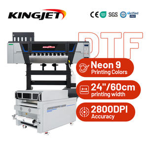 Disponibile in Magazzino Locale USA Stampante <span class=keywords><strong>DTF</strong></span> Direct to Film da 24 Pollici 60 cm per la Stampa di T-Shirt, Stampanti <span class=keywords><strong>DTF</strong></span> da 60 cm con Testina I3200 - Product Image 1
