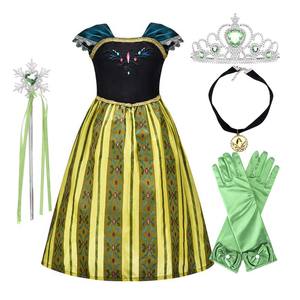 Vestido Más Vendido de <span class=keywords><strong>2023</strong></span>, Disfraz de Princesa Anna y Elsa para Niñas Pequeñas, Halloween, DISP-013 - Product Image 2