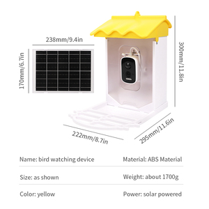 Wellfine AI Reconnaissance intelligente Mangeoires pour oiseaux sauvages Contrôle d'application extérieur Mangeoire pour oiseaux intelligente avec caméra - Product Image 6