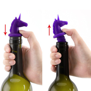 Tapón de Vino de Silicona con Forma de Animal, Hermético y Personalizado, en Set - Product Image 1