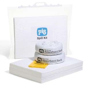 NEW PIG - KITE492 Kit de déversement dans un sac à clip 51x15x38cm - EAN 036226990450 SPILL RESPONSE - Product Image 1