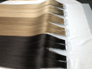เทปต่อผมคุณภาพสูง ผมแท้แบบ Remy Virgin  ขนาด 24 26 นิ้ว เกรด 10A สีบลอนด์ ผมยาวแบบเทปต่อ - Product Image 5