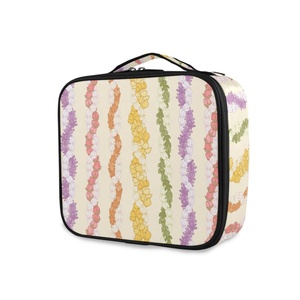 Aloha Hawaiian Lei Flower Beauty - Bolsas de Cosméticos Portátiles Profesionales, Organizador de Maquillaje de Viaje, Estuche de Cosméticos para Mujer - Product Image 1