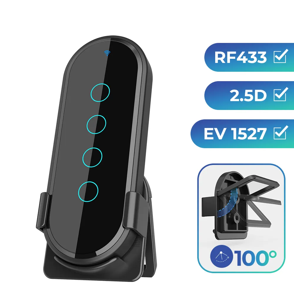 SMATRUL Smart Home nuovo 433mhz 4 tasti Ev1527 chiave di codifica interruttore di controllo remoto trasmettitore Rf telecomando Wireless
