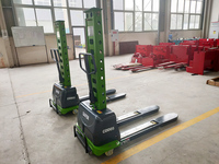 Sollevatore Manuale Portatile Autocaricante da 500 kg per Pallet - Carrello Elevatore Compatto