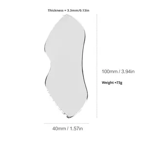 面部滚轮和刮痧皮肤天然绿色玉石面部滚轮刮痧按摩套装护理美容工具套装 - Product Image 3